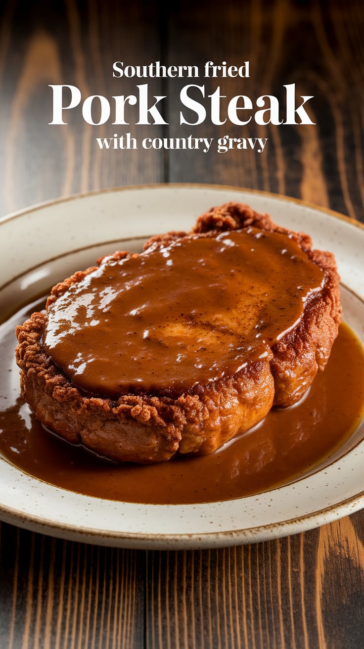 Discover the secrets to achieving the perfect Southern Fried Pork Steak with Country Gravy. This easy-to-follow recipe captures the essence of traditional southern cooking, delivering bold flavors and satisfying textures that make every bite a delight.