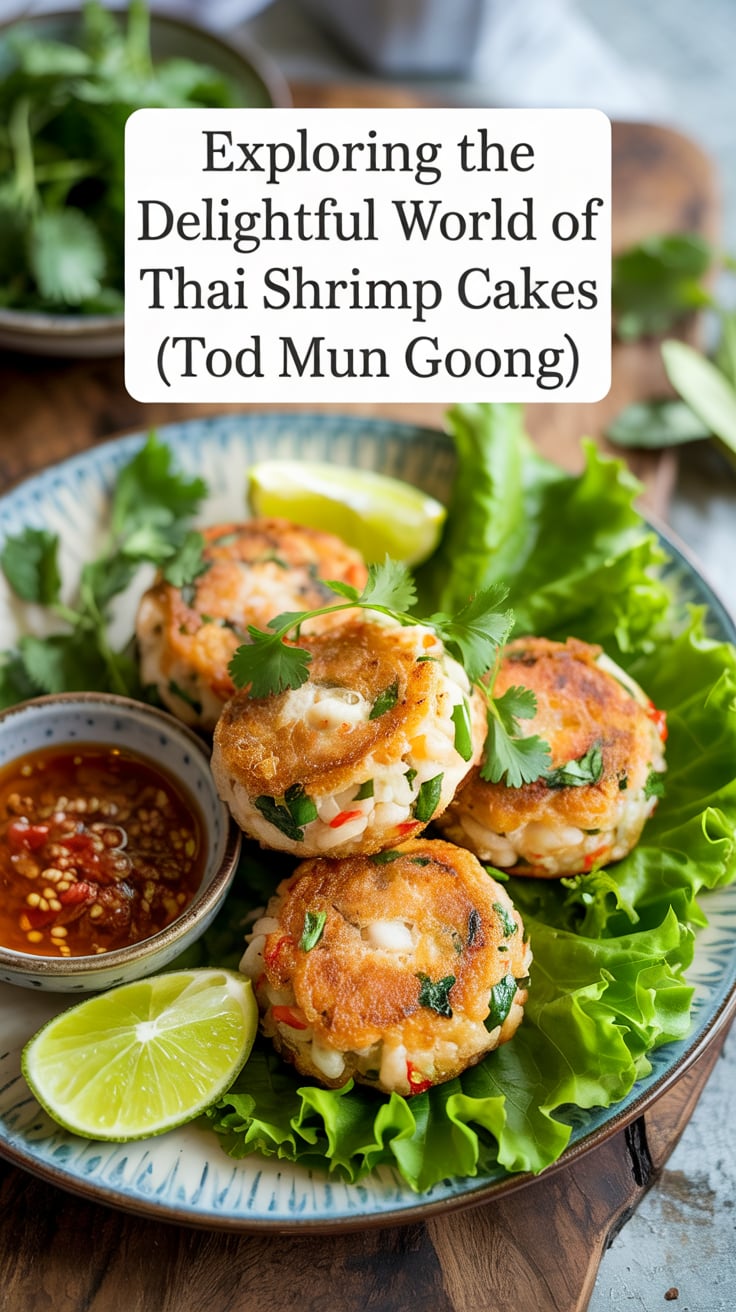 Let your taste buds travel with each bite of these crispy Thai shrimp cakes, served with a tangy dipping sauce that takes the experience to the next level.